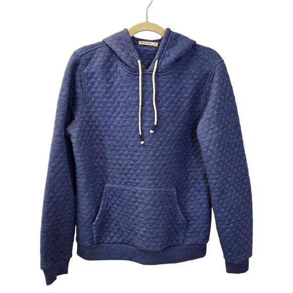 Marine Layer Quilted Hoodie with Kangaroo Pocket Size Medium - Picture 1 of 8